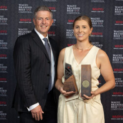 WBBC 2025 - Class 4 Champion AWA CEO Dr Matt McDonagh and Jarita Hopwood Jack’s Creek Wagyu