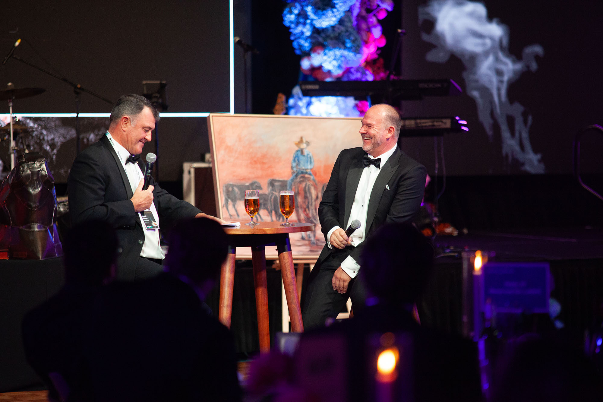 AWA President Laird Morgan Presents Scott De Bruin With Life Membership