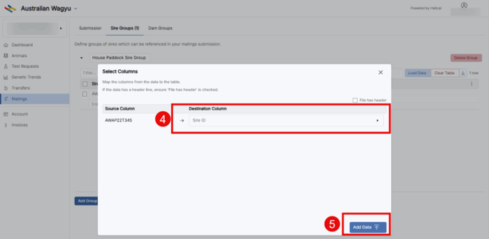 Destination Multi Sire Matings