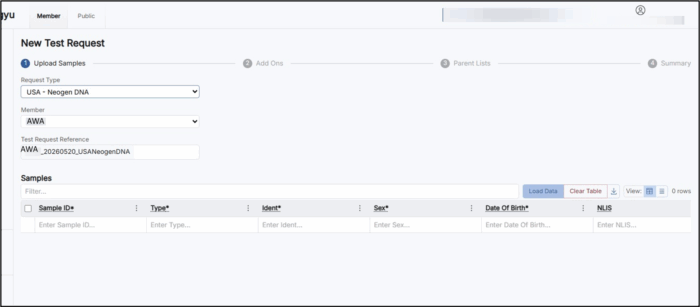 Reference Testing Request Submitting a Test Request for Stored (C-Banked) Samples | Australian ...