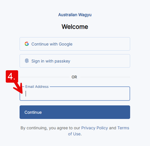 Add email address