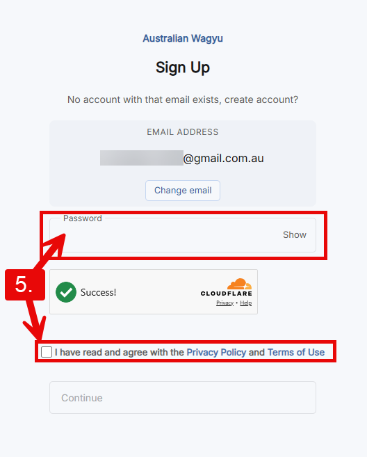 Set a password