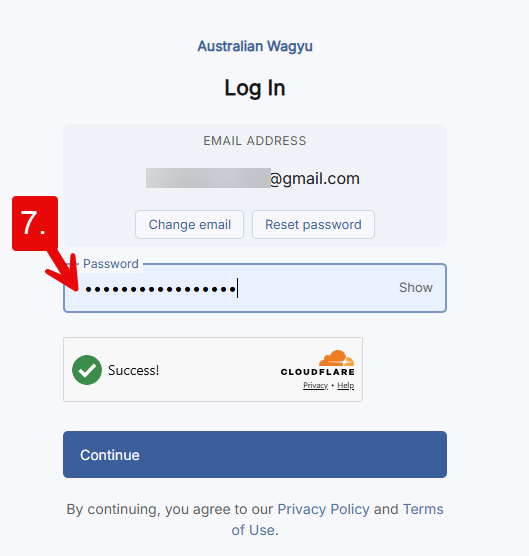 Enter Password
