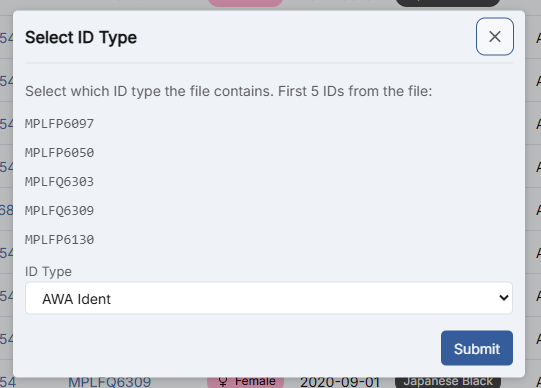 Select Id Type